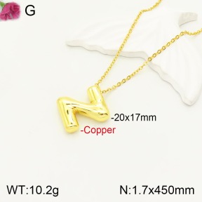 F2N200093bbml-J170  Fashion Copper Necklace