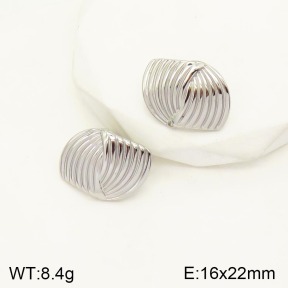 2E2003857ablb-434  Stainless Steel Earrings