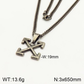 2N2004024bhia-262  Stainless Steel Necklace