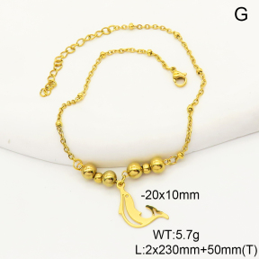 6A9000650vbll-350  Stainless Steel Anklets