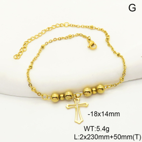 6A9000655vbll-350  Stainless Steel Anklets