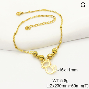 6A9000656vbll-350  Stainless Steel Anklets