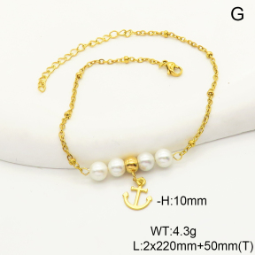 6A9000662vbll-350  Stainless Steel Anklets