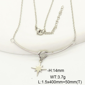 6N2004551vbmb-350  Stainless Steel Necklace