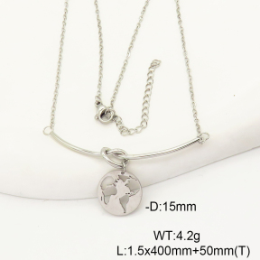 6N2004552vbmb-350  Stainless Steel Necklace