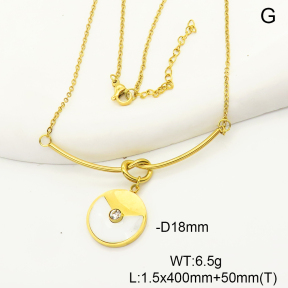 6N3001588bbov-350  Stainless Steel Necklace