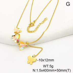 6N3001589abol-350  Stainless Steel Necklace