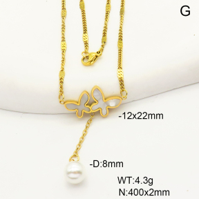 6N3001591vbnb-350  Stainless Steel Necklace