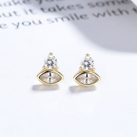 JE6591bhim-Y06  925 Silver Earrings  WT:0.96g  7*6mm