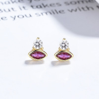 JE6593bhim-Y06  925 Silver Earrings  WT:0.96g  7*6mm