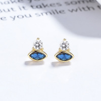 JE6595bhim-Y06  925 Silver Earrings  WT:0.96g  7*6mm