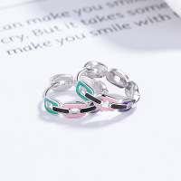 JE6598aima-Y06  925 Silver Earrings  WT:2.3g  14.5*15.2mm