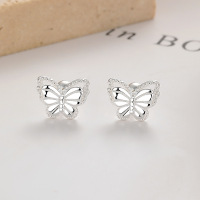 JE6600vhko-Y06  925 Silver Earrings  WT:1.16g  7*8.7mm