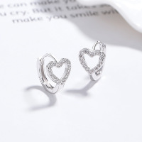 JE6616aijo-Y06  925 Silver Earrings  WT:2g  13*13.2mm