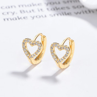 JE6617aijo-Y06  925 Silver Earrings  WT:2g  13*13.2mm