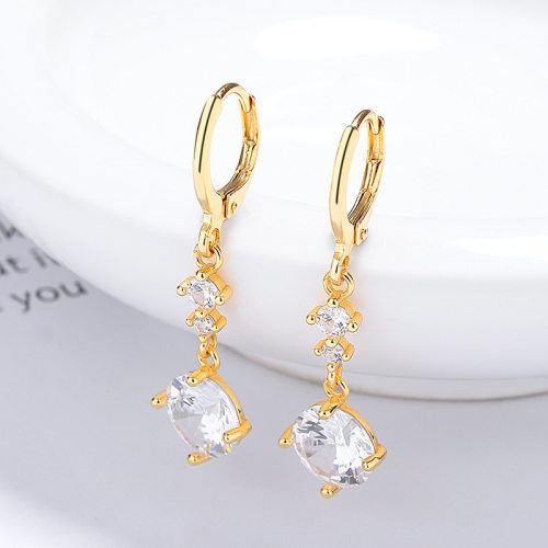 JE6626bihm-Y06  925 Silver Earrings  WT:3.4g  35*9.6mm