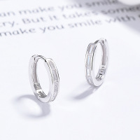 JE6638bihm-Y06  925 Silver Earrings  WT:1.6g  12.7*13.3mm