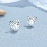 JE6648vhko-Y06  925 Silver Earrings  WT:1.36g  9.2*10.2mm