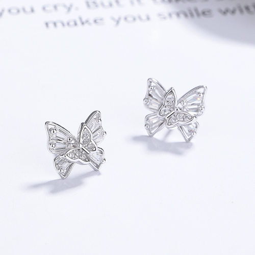 JE6670vivm-Y06  925 Silver Earrings  WT:1.95g  9.7*10.3mm