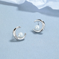 JE6674vhno-Y06  925 Silver Earrings  WT:1.7g  11.2*10mm