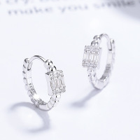 JE6680aijm-Y06  925 Silver Earrings  WT:1.55g  12.2*13mm