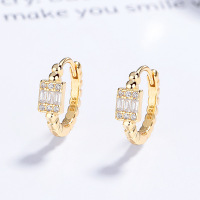 JE6681aijm-Y06  925 Silver Earrings  WT:1.55g  12.2*13mm