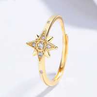 JR6693vhpo-Y06  925 Silver Ring  WT:1.75g  Inner:18.3mm