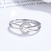 JR6696aikm-Y06  925 Silver Ring  WT:1.65g  Inner:17.4mm