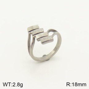 2R6000054bbov-617  6-9#  Stainless Steel Ring