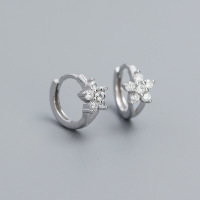 JE6520ailm-Y05  925 Silver Earrings  WT:1.84g  11.5mm