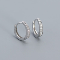 JE6522aimo-Y05  925 Silver Earrings  WT:1.84g  12.8mm