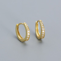 JE6523aimo-Y05  925 Silver Earrings  WT:1.84g  12.8mm