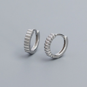 JE6526biim-Y05  925 Silver Earrings  WT:1.62g  12mm