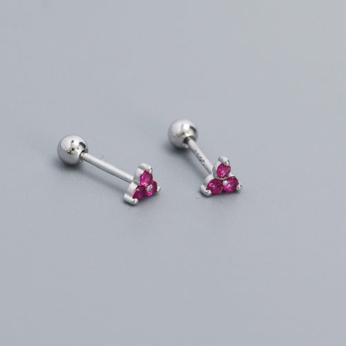 JE6542bhhk-Y05  925 Silver Earrings  WT:0.6g  4.3mm