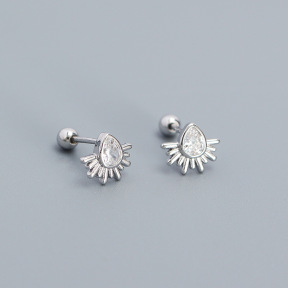 JE6546vhnk-Y05  925 Silver Earrings  WT:1.1g  11.5mm