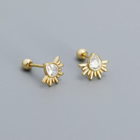 JE6547vhnk-Y05  925 Silver Earrings  WT:1.1g  11.5mm