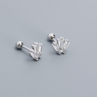 JE6548vhok-Y05  925 Silver Earrings  WT:1.17g  12mm