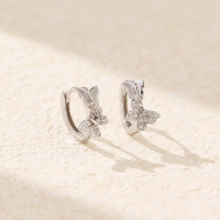 JE6558ainm-Y05  925 Silver Earrings  WT:1.86g  11mm