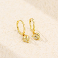 JE6569aiko-Y05  925 Silver Earrings  WT:1.5g  19.5mm