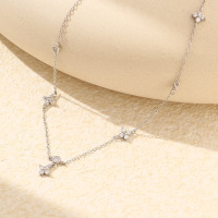 JN6572ajnl-Y05  925 Silver Necklace  WT:2.37g  N:400+50mm
P:6mm