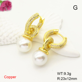 F6E405113bhia-L017  Fashion Copper Earrings