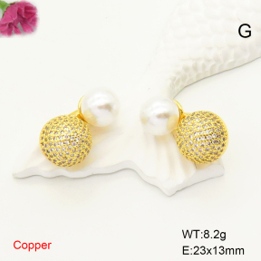 F6E405117bhva-L017  Fashion Copper Earrings