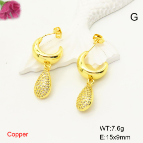 F6E405123vbnb-L017  Fashion Copper Earrings
