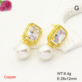 F6E405124vbnb-L017  Fashion Copper Earrings