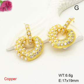 F6E405127bhva-L017  Fashion Copper Earrings