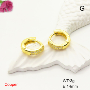 F6E405132ablb-L017  Fashion Copper Earrings