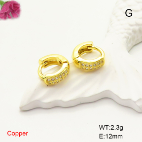 F6E405133ablb-L017  Fashion Copper Earrings