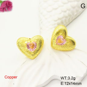 F6E405147ablb-L017  Fashion Copper Earrings