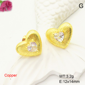 F6E405149ablb-L017  Fashion Copper Earrings