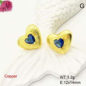 F6E405150ablb-L017  Fashion Copper Earrings